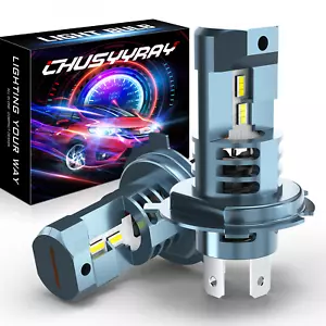 9003 H4 LED Headlight Bulbs Kit 10000W 1000000LM Hi/Lo Beam Super Bright White - Picture 1 of 12