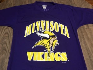Vintage Randall Cunningham Minnesota Vikings QB Medium Polyester Jersey NFL 1998 - Picture 1 of 10