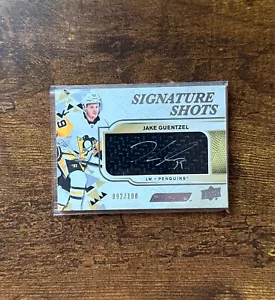 2023-24 UPPER DECK ENGRAINED SIGNATURE SHOTS JAKE GUENTZEL #92/100 AUTO - Picture 1 of 2