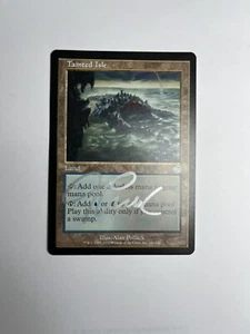 Tainted Isle Torment Signed Auto Magic The Gathering MTG - Picture 1 of 2