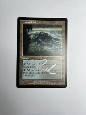 Tainted Isle Torment Signed Auto Magic The Gathering MTG - Image 1 of 2