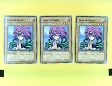 3x Yugioh Lady of Faith MRD-119 Common Unlimited Near Mint