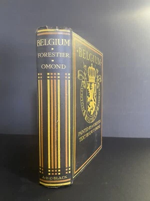 Belgium Amedee Forestier & W T Omond A & C Black 1908 - Image 1 of 4