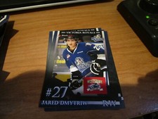 2014-15 VICTORIA ROYALS JARED DMYTRIW WHL PLAYER CARD