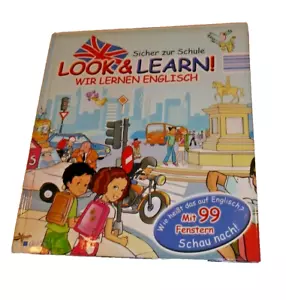Look & Learn Wir Lernen Englisch Boardbook Schule Flip Top Deutsch Englisch Buch - Bild 1 von 4