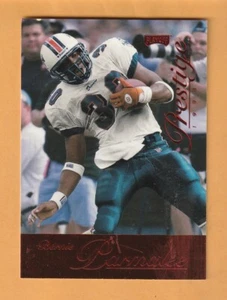 Bernie Parmalee Miami Dolphins 1998 Playoff Prestige Retail Rojo #68 Ball State - Imagen 1 de 2