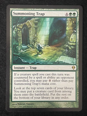 Magic the Gathering Zendikar Summoning Trap Instant - Trap Rare 184/249 - Image 1 of 2