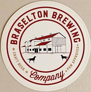 Braselton Brewing Company Logo Craft Beer Aufkleber Abziehbild Brauerei Georgia Neu!!! - Bild 1 von 1