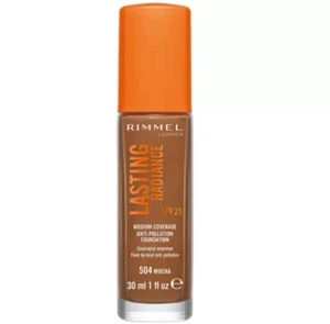 Rimmel Lasting Radiance Medium Coverage Anti Pollution Foundation, SPF 25 - Picture 1 of 2