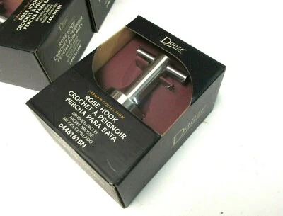 Ganchos para bata Danze Parma nuevos en caja... Níquel cepillado Cat# D446161BN (Lote de 3) .. WQ-170 Foto 1 de 4