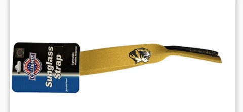 NCAA Missouri Tigers Neoprene Sunglass Strap Cover