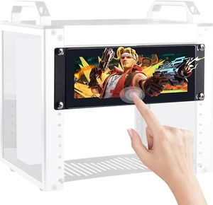 7.84 inch 1280x400 LCD Touch Screen 2U Rack Mount Monitor for DeskPi RackMate T0 - Picture 1 of 15