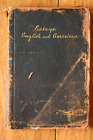Essais anglais et américain édité par Raymond Alden & Robert Smith 1927 cuir