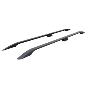 For Mercedes Vito 2003-15 Roof Side Rails Ultimate Style Alu Black - Picture 1 of 7