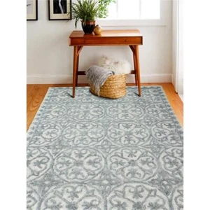 Bashian Area Rug Ivory/Slate 3'6" X 5'6" - Picture 1 of 6