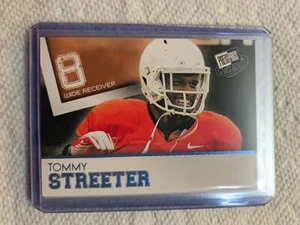 🏆 2012 Press Pass Blue TOMMY STREETER RC #45 MIAMI HURRICANES - Picture 1 of 2