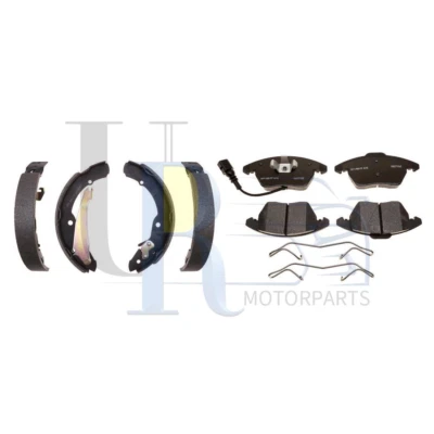 Kit pastillas de freno y zapatas de freno delanteras traseras de cerámica para Volkswagen Jetta 2011 Foto 1 de 3