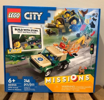 LEGO 60353 - City Missions Wild Animal Rescue Missions *******NEW SEALED****** - Image 1 of 4