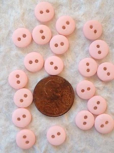 20 Buttons button Light Pink pale peach Baby Girl pollen Flower Center Valentine - Picture 1 of 4