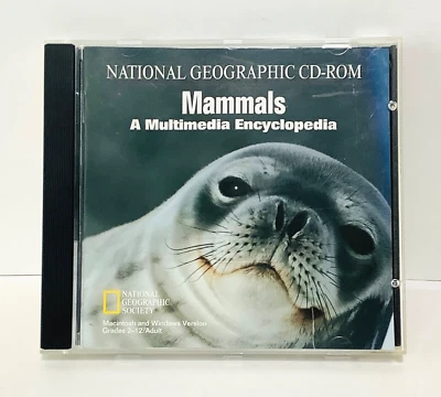CD ROM National Geographic Multimedia Encyclopedia MAMÍFEROS Foto 1 de 4