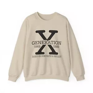 Generation X Sudadera, Gen X Sudadera Unisex Cuello Redondo Sudadera S-5XL - Imagen 1 de 11