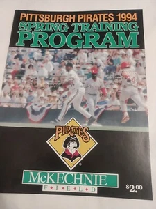 1994 Pittsburgh Pirates Spring Training MLB Baseball Program -  MINT - Unscored - Picture 1 of 4