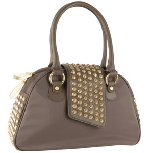 Christian Audigier Gwen Bowler Handbag - Taupe - Picture 1 of 1