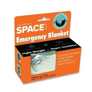  Outdoors The Original Space Brand Emergency Survival Blanket, Silver, 3oz.  - Bild 1 von 8