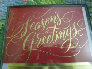 MASTERPIECE STUDIOS SEASON'S GREETINGS cards, brand new box of 16 - Picture 1 of 2