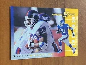 Pinnacle X-Press 1997 fútbol americano "Autumn Warriors" paralelo #24 Tyrone Wheatley - Imagen 1 de 2