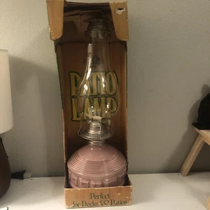 vintage kaadan Patio oil lamp In Box - Picture 1 of 11