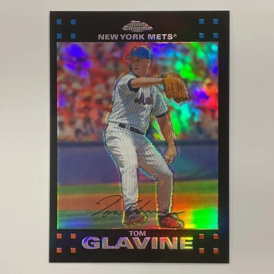 2007-08 Topps Chrome - Tom Glavine Refractor #165 - Image 1 of 4