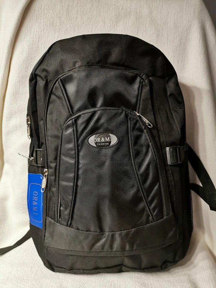 Rucksack,  Herren, groß, passend auch für Wandeln, schwarz - Bild 1 von 1