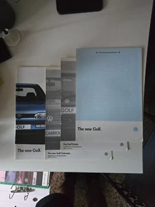 Original Volkswagen The New Golf Brochure Bundle RARE COLLECTORS ITEM Inc Estate - Picture 1 of 5