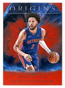 Pistones Detroit #60 Panini Origins Red Cade Cunningham 133/299 2024-25 - Imagen 1 de 2