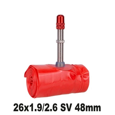 Tubo interno bici MTB ultraleggero resistente e pratico misura 20x1 9/2 6 colore - Immagine 1 di 4