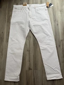 BNWT Polo Ralph Lauren Sullivan Slim Fit White Jeans.W40/L34 - Picture 1 of 5