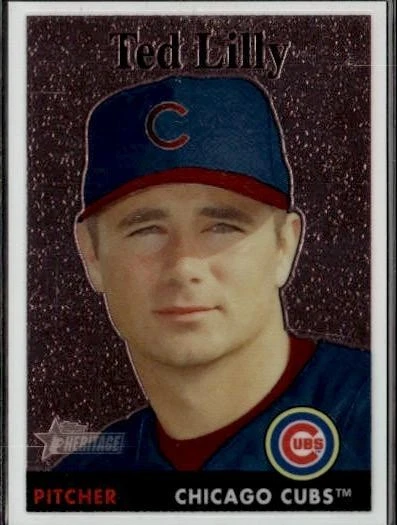 2007 Topps Heritage #THC28 Ted Lilly Chrome #/1958 - Image 1 of 2