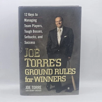 Libro firmado por Joe Torre “Ground Rules for Winners” primera edición primera impresión tapa dura Foto 1 de 4