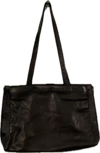 EUC Vintage Frye Laptop Tote Bag With Side Zip SOFT LEATHER - Picture 1 of 15