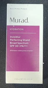 Murad Hydration Invisiblur Perfecting Shield SPF30 PA+++ 1 oncia / 30 ml scadenza 01/26 - Foto 1 di 3