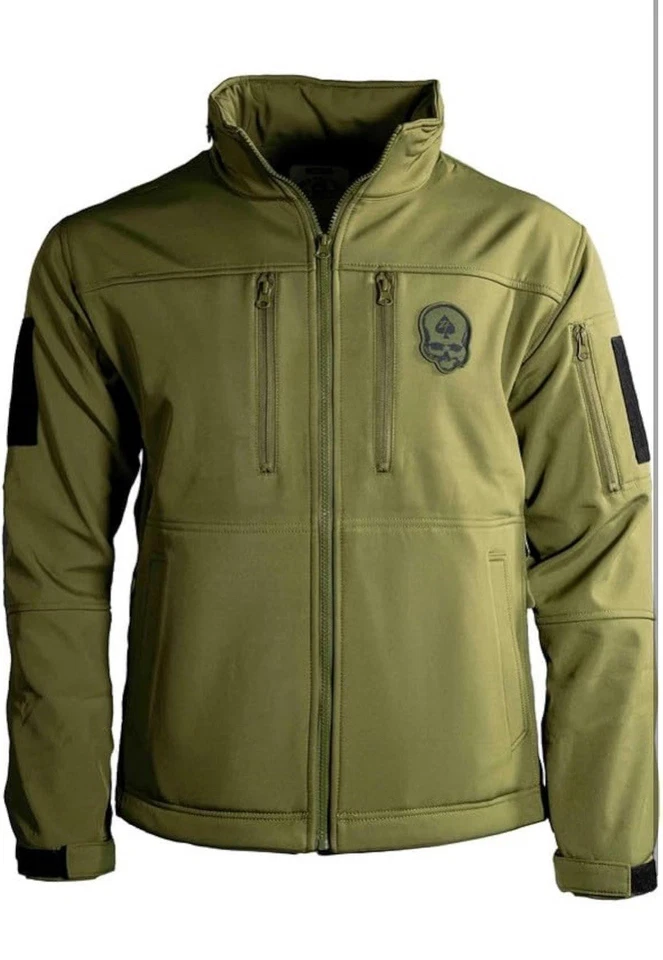 Abrigo bombardero Zero Fox Trot Special Ops táctico militar caparazón suave verde NUEVO Foto 1 de 4