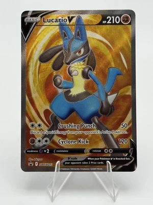 Lucario V SWSH213 SWSH: Sword & Shield Promo Cards Holo Pokemon TCG - NM - Image 1 of 2