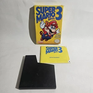 Super Mario Bros. 3 Nintendo NES Box and Manual Only Worn - Picture 1 of 11