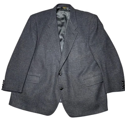 Vintage Wool Tweed Classic Single Breasted Professor Business Classic Blazer - Image 1 of 4