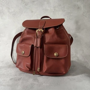 Bolso Mochila Valextra Todo Cuero Unisex Buen Estado - Imagen 1 de 13