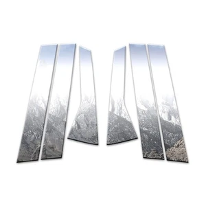 Auto Reflections 6p Stainless Pillar Post Covers fit for 2015-18 Honda Fit [6p] - Picture 1 of 4