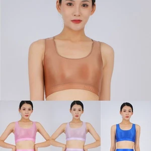 For Gym For Men Sport Bra Silky Bra Club Daily Holiday Moderate Elasticity - Picture 1 of 20