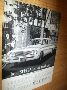 1961 Buick Special large-mag car ad-"Be a specialist at parking" - Picture 1 of 1