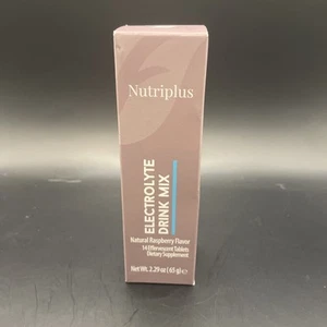 FARMASi NUTRIPLUS ELECTROLYTE DRINK MIX RASPBERRY FLAVOR 14 TABLETS - Picture 1 of 2